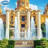 Stone Carved Luxury Outdoor or Indoor Marble Ionic Square Roman Column for sale
