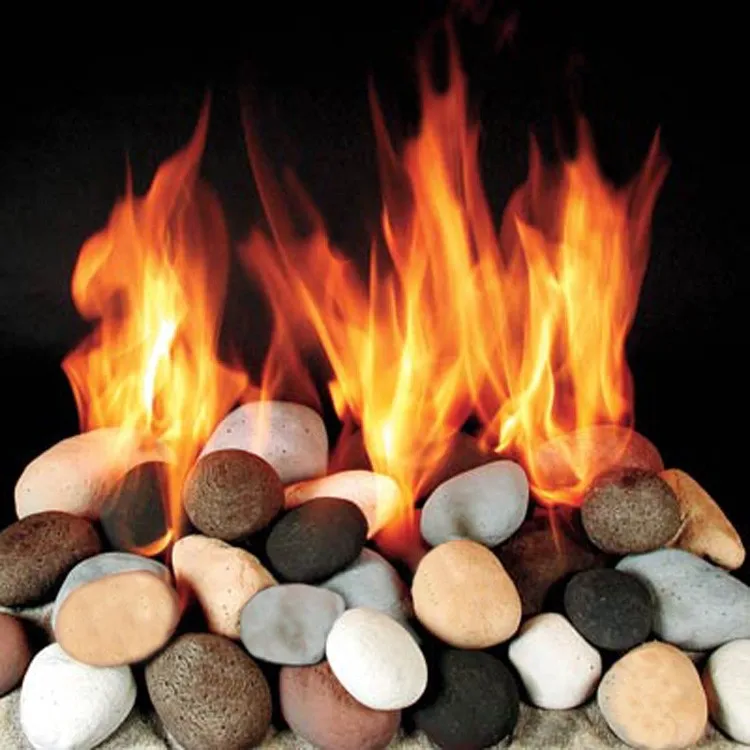 White Pebbles Gel Fireplaces Stones For Bio Ethanol Best Price Gas