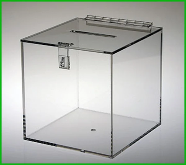 Стек куб купить. Прозрачный ящик для пожертвований. Прозрачный ящик с замком. Стеклянный куб с дверкой. Стеклянная коробка для пожертвований.
