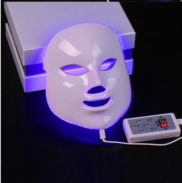 Professional Acne Treatment 7 Color Led Skin Rejuvenation Face Mask ...