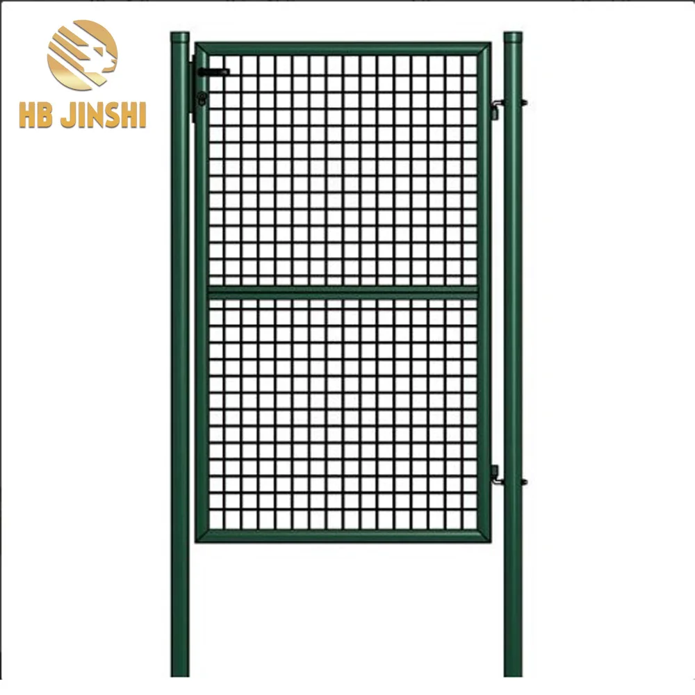 Powder Coated Decorative Garden Gate Steel Wire Mesh Garden Fence Gate