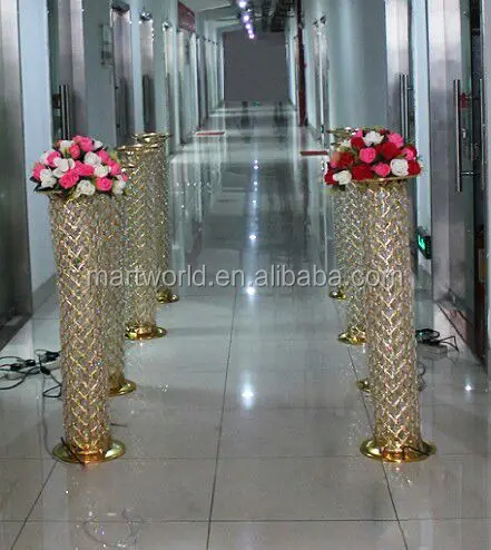 2020 New 40 Inches Golden Led Pillar With Changeable Color For