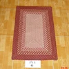 Red rectangle Outdoor PP braided rug