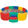 indoor soft play equipment with shell shaped ball pit ball pool for kids