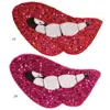 Cartoon US army mouth lip Embroidery Sequin Patch Sew On For Clothing