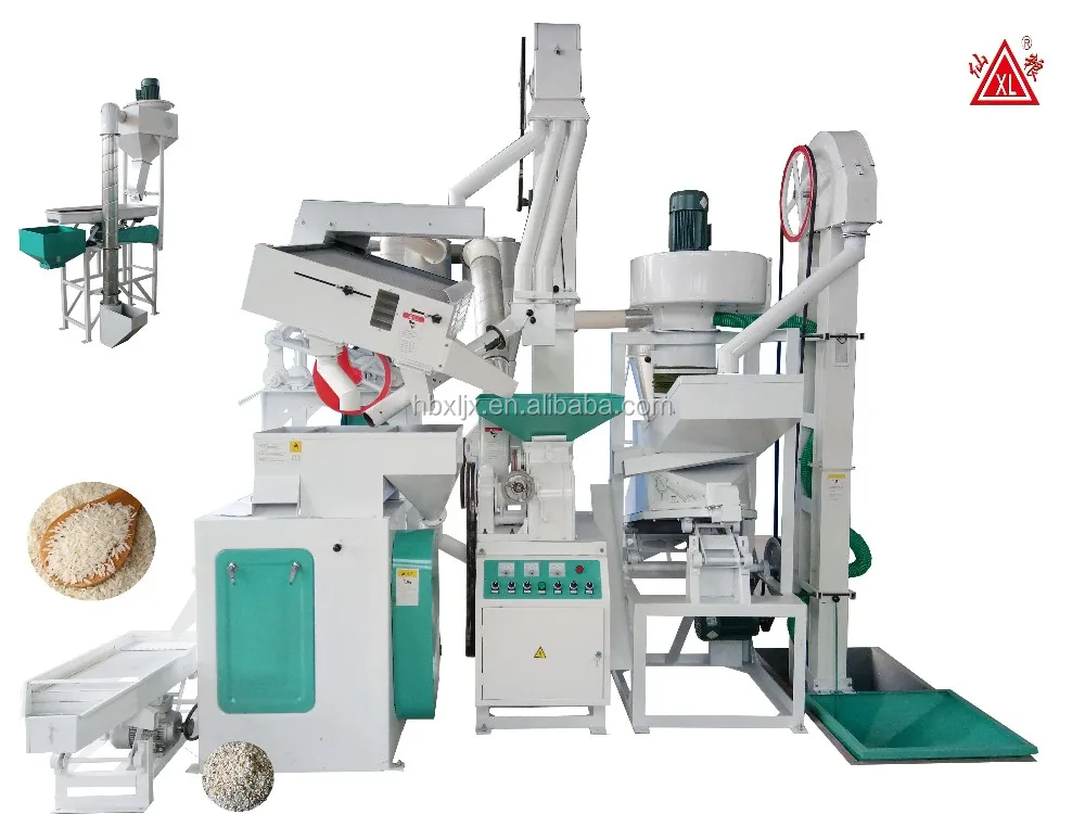 Rice Milling Machine In Nigeria Direct From Factory Price For 20ton Per Day Rice Mill Plant