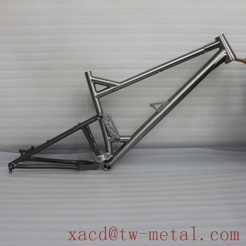 Custom Titanium Full Suspension Bicycle Frame Xacd Made Titan