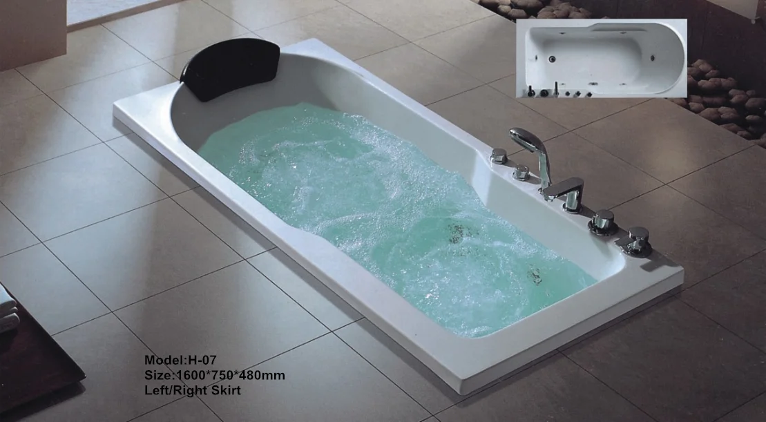 Two People Used Ideal Standard Whirlpool Waterfall Sitting Bathtub
