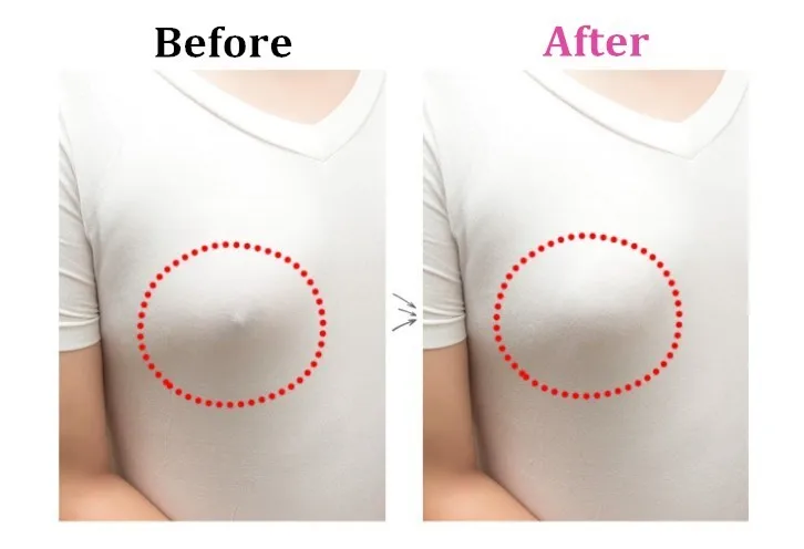 Reusable Nipple Covers Silicone Nipple Showing Bra Breast Covers For Backless Dresses