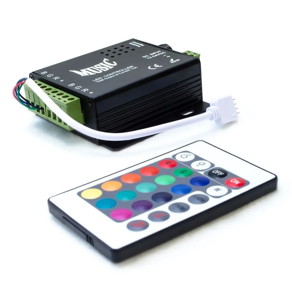 Sound Activated Led Music Controller With Remote For Rgb Lights Buy