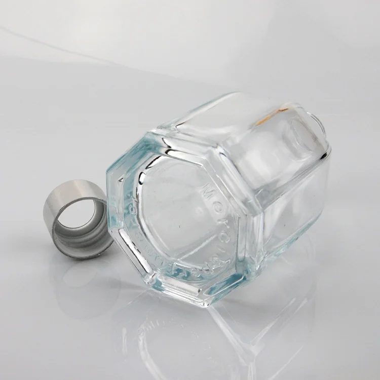 empty luxury aroma fragrance reed diffuser glass bottle