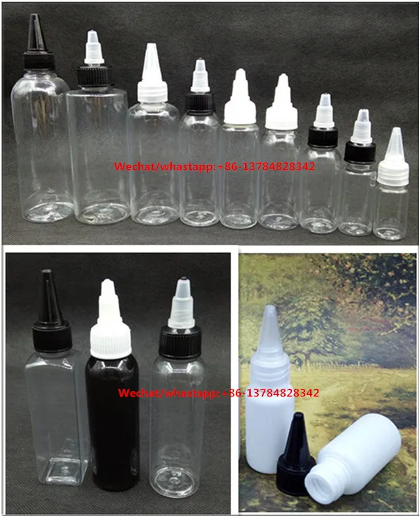 0.67 oz, White, PE, Pack of 50 Squeezable Dropper Bottles 