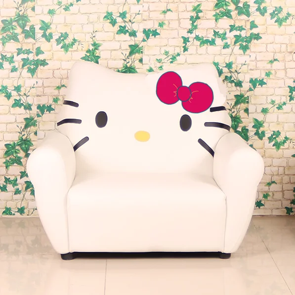 Hello Kitty Lovely Leather Children Sofa And Kids Stool Baby Furniture Hello Kitty Sofa Sets