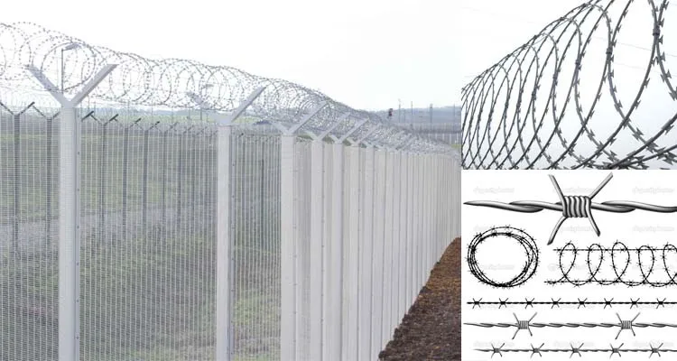 High Security Anti Climb Mesh Fence Panels ,3" x 0.5" diameter 4.00mm ,12.7mm x 76.20mm
