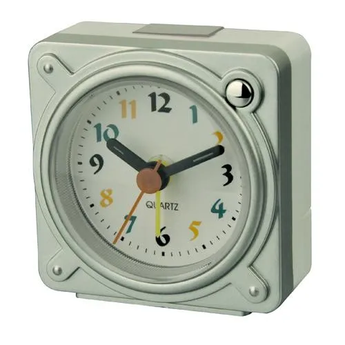 Snooze Light Mini Alarm Clock,Pretty Quiet Movement Travel Alarm Clock