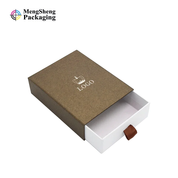 Brown Kraft Paper Handmade Drawer Gift Boxes Diy Packing Box