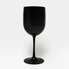 china factory champagne wine glasses plastic black champagne glass for wedding