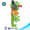 OEM ODM ASTM CPSIA EN71 standard custom stuffed animal plush toy wholesale green frog plush toy