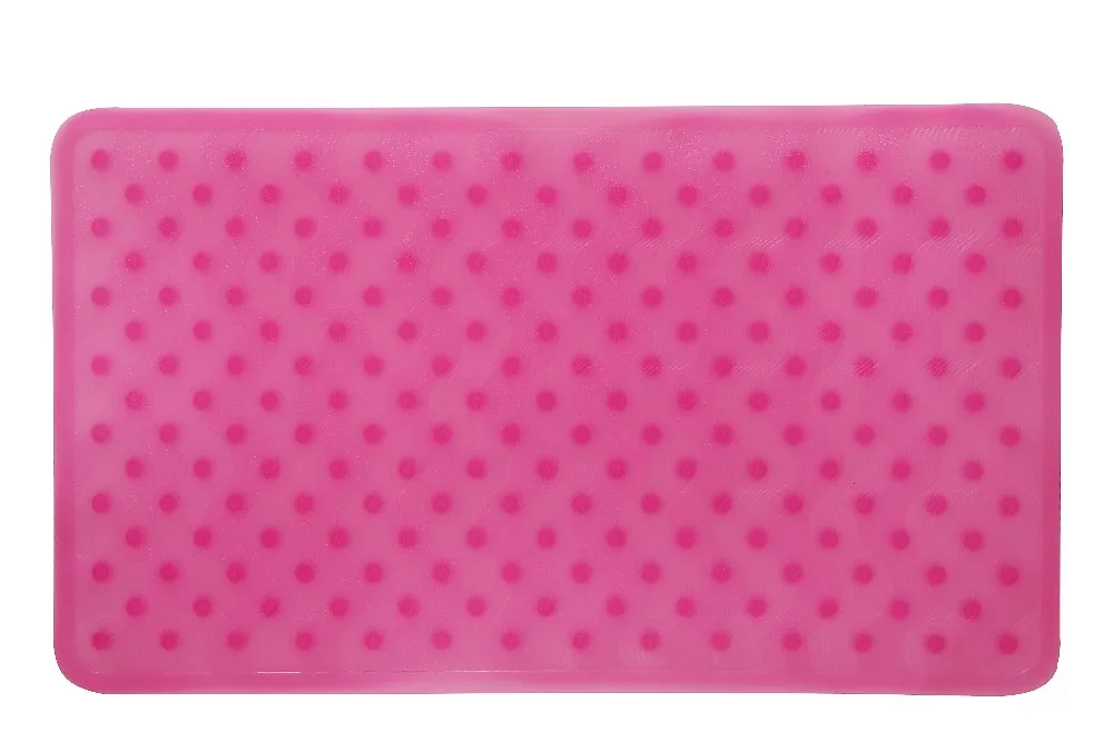 High Quality Silicone Bath Mat Translucent Bathroom Mat With Suction