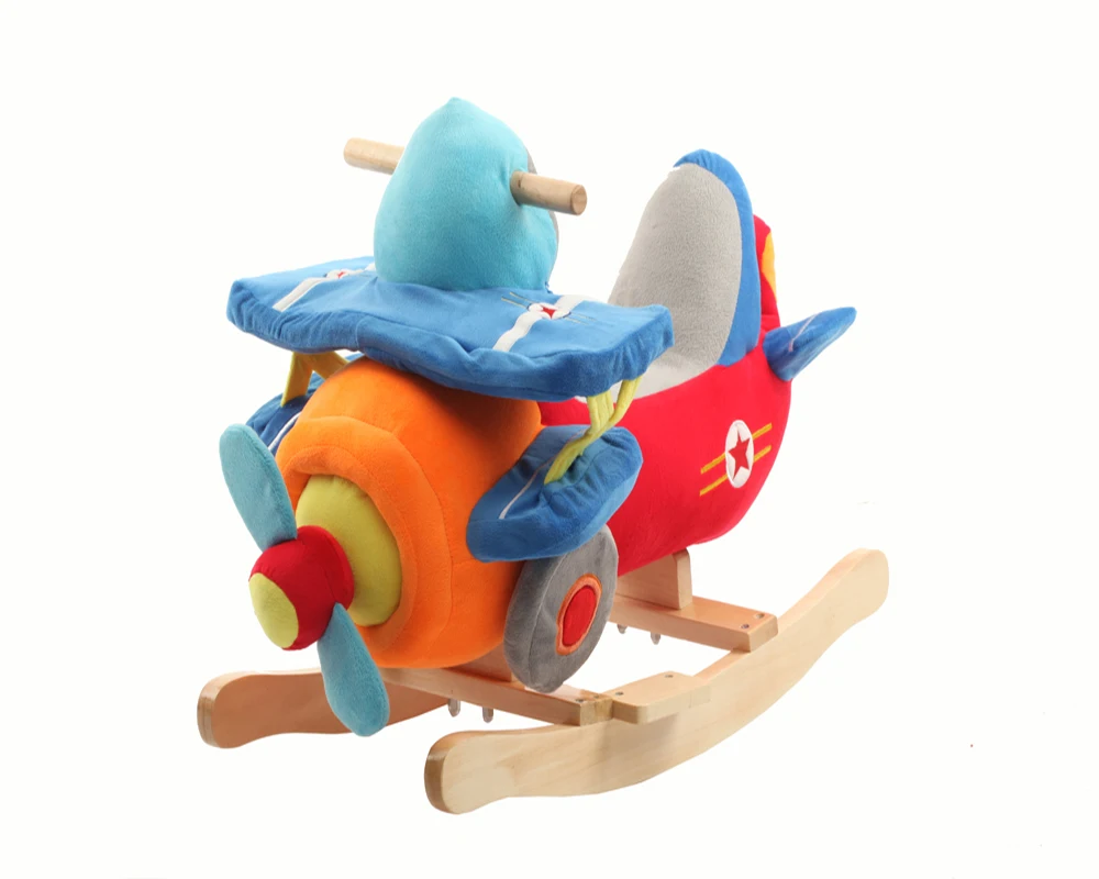 plush airplane rocker
