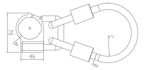 Helm slot kabel connector