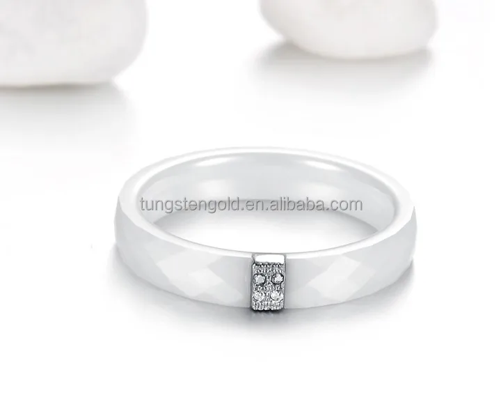 fashion ceramic jewelry faceted men women white ceramic rings zirconia high tech ceramic diamond - Men And Women Wedding Rings fashion ceramic jewelry faceted men women white ceramic rings zirconia high tech ceramic diamond - Men And Women Wedding Rings