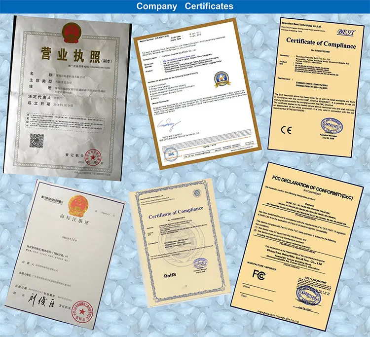 Company Certificates1