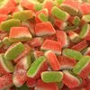 Custom Fruit flavored watermelon slices shaped sour sweet gummy candy