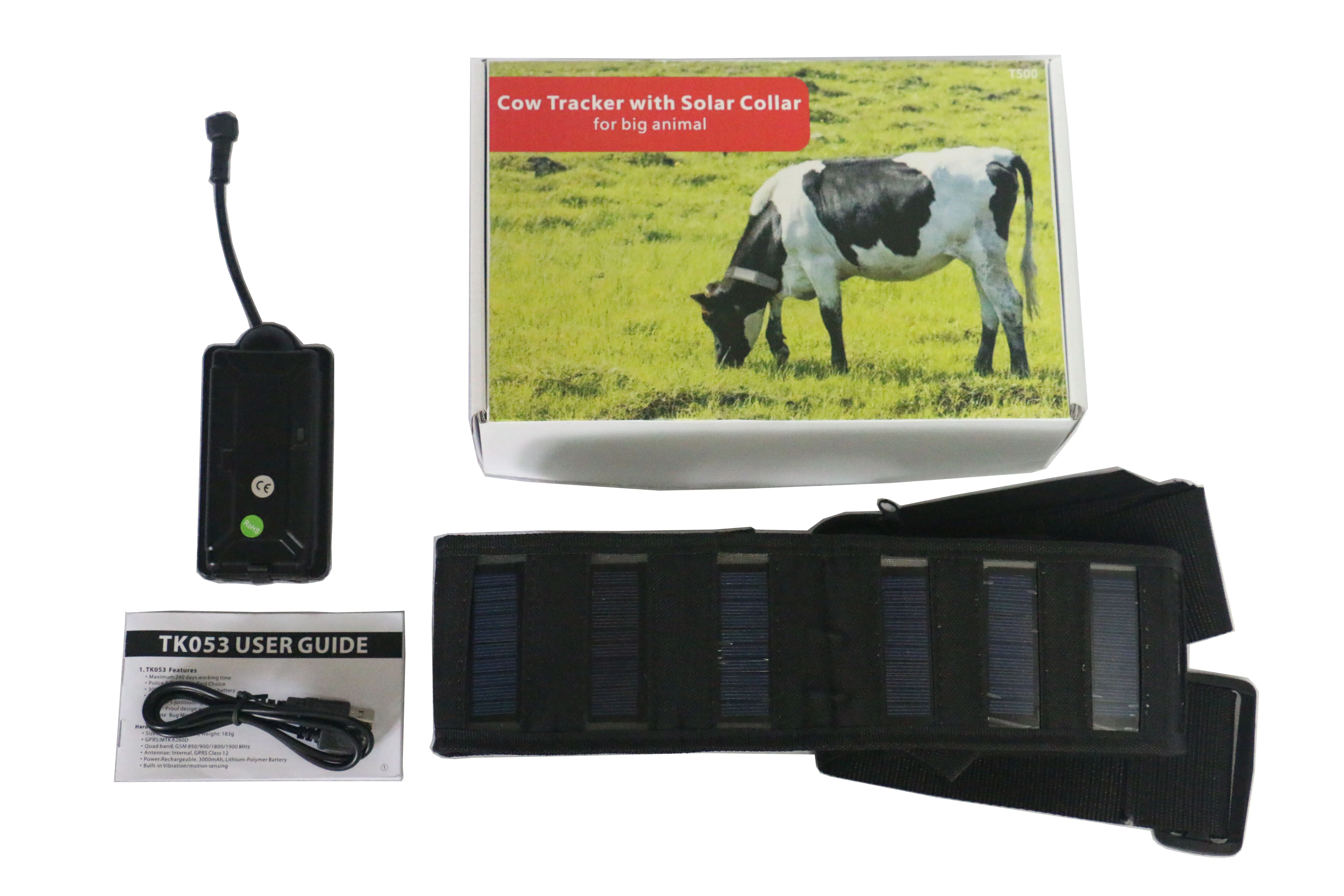 New Arrival Solar Powered 3g Cow Gps Tracker Sheep Animal T5020sg Mini