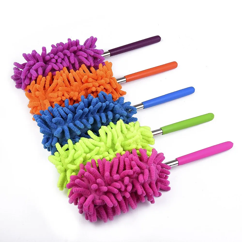 Retractable Extendable Long-reach Dusting Brush Hand Duster With ...