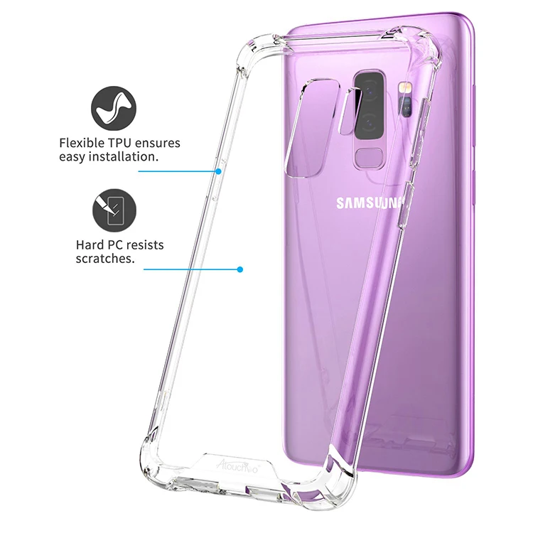 Crystal Clear Phone Cover Designed for Samsung Galaxy S9 Plus Case