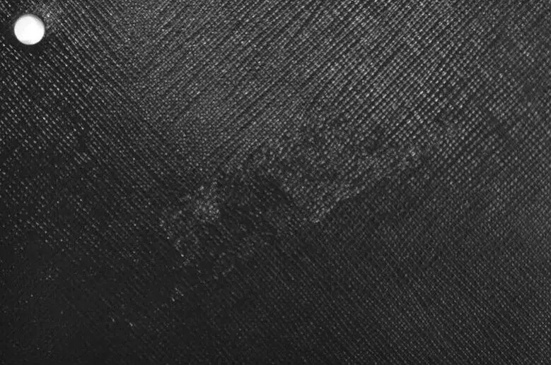 Single Color Pvc Coated Paper Black Leather Pattern For