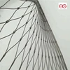 Stainless Steel Zoo Wire Cable Netting, Knotted Animal Enclosure Wire Mesh Fence