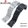 quick release metal stainless steel watch band solid with double lock buckle