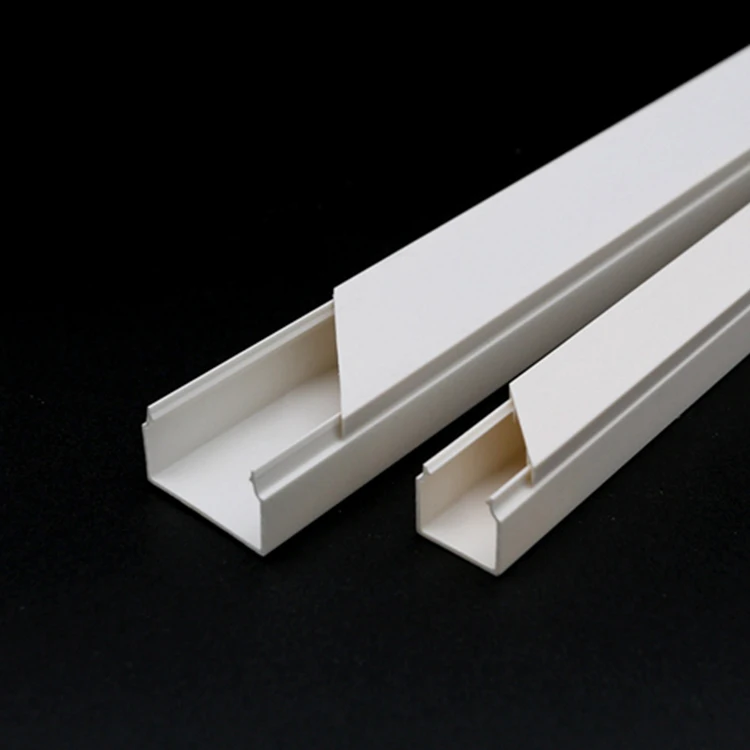 Pvc Conduit Trunking Rectangular Plastic Outdoor Wire Ducting Pvc