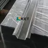 Galvanized steel building material metal stud and track metal furring channel sizes for gypsum board profile