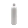 200ml 300ml 400ml 500ml round solid white pet plastic lotion pump packaging bottle
