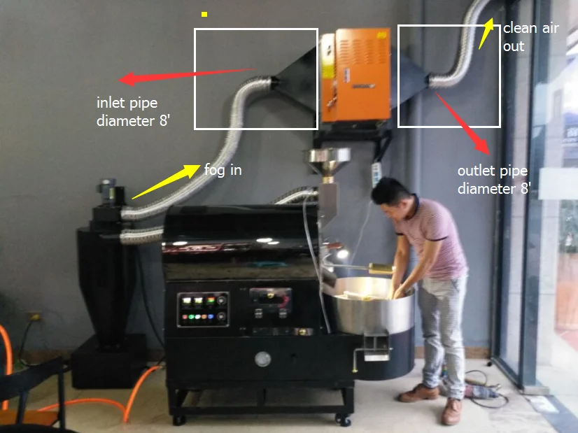 Coffee Roaster Roasting Smoke&oil Filter /coffee Shop Bean Roasting