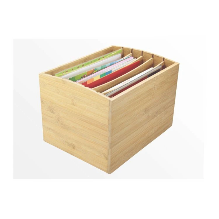 Bamboo Desktop File Sorter A4 Document Organizer Storage Buy Bamboo