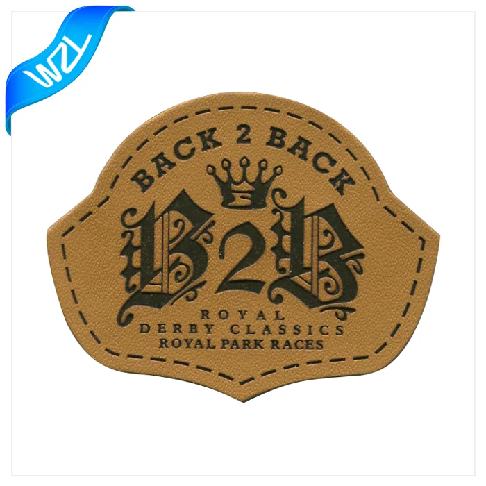 Wholesale Custom Brown Pu Leather Patches For Jacket Buy Leather