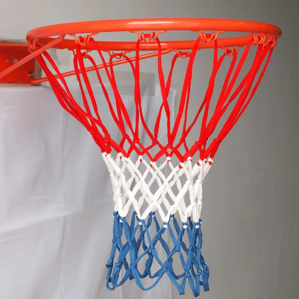 12 Loop Nylon Braided Cord Knotted Red Blue White Basketball Net Buy