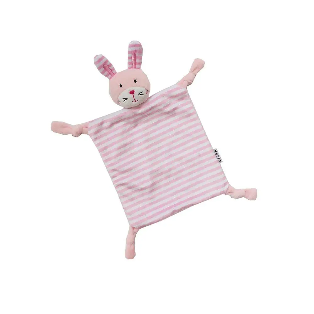 INCHANT Security Blanket Toy - Super Soft Security Blankie For Child, Infant, Toddler - Stuffed Animal Plush Blanket,Pink Rabbit