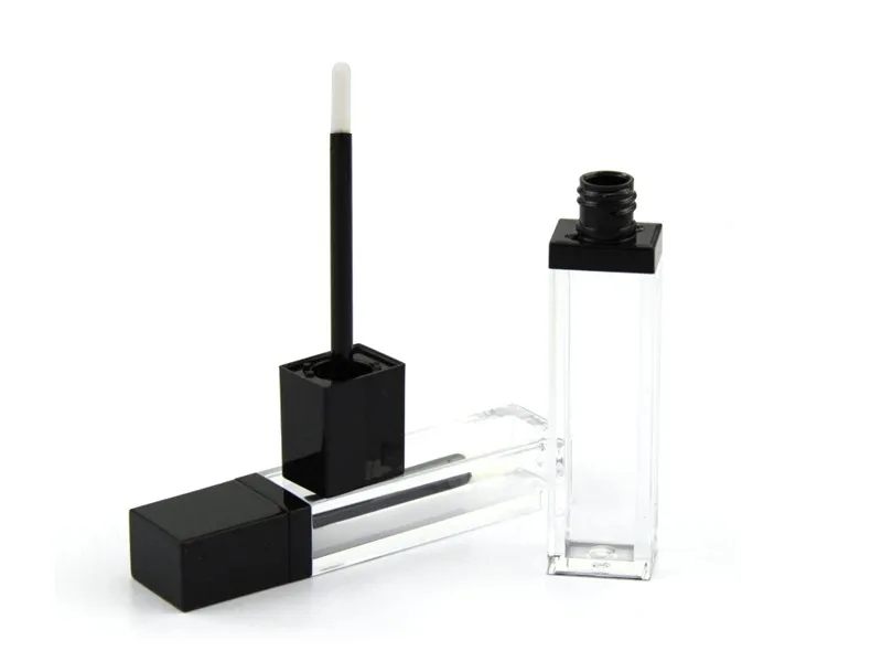 Wholesale Lip Gloss Container Square Lip Gloss Bottle Liquid Lipstick
