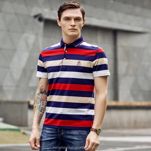 Popular Style Yarn Dyed Cotton Men's T Shirt Popular Style Yarn Dyed Cotton Men's T Shirt
