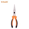 Asaki High quality Germany type Long flat Nose plier hand tool ak-8105