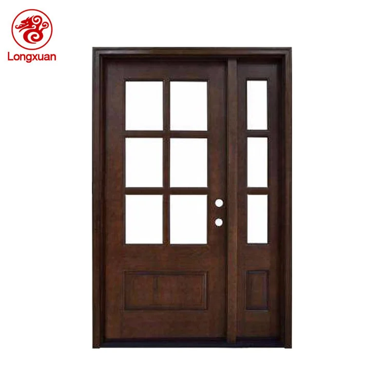 One And Half Wooden Main Entrance Door Design Miami Artificial