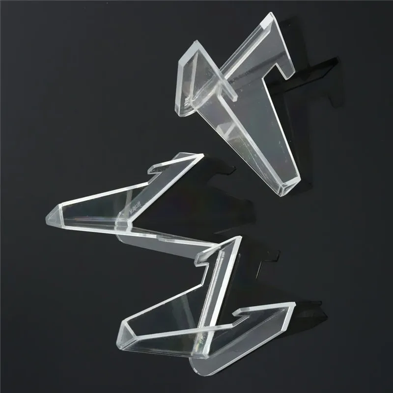 Clear Mini Easel Collectibles Medals Display Holder Show Stands Acrylic Challenge Coin Display