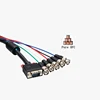 High Quality 1.5m vga to bnc cable male to male RG6 RG75 for CATV cable vga to 5bnc