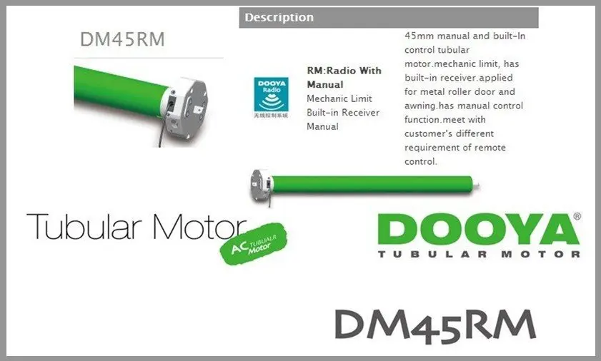 DM25CE 1.5N 12V Roller Shade Motor Power With External Lithium Battery-No Wiring, Wireless App Or Timer Control, Add Blinds Motor Compatible With