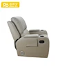 Hot selling modern KD cheers leather and fabric sofa recliner with leggett and plat metal function
